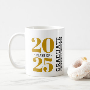 Simple Modern Graduation Ceramic Mug - Yellow