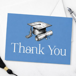 Simple Modern Graduation Thank You Invitation