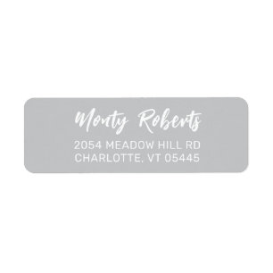 Simple Modern Hand Sketched   Return Address