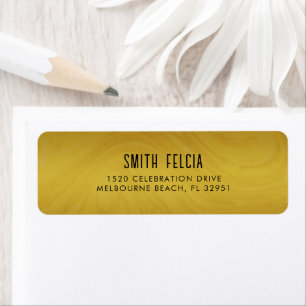 Simple Modern Hand Sketched Script Return Address 