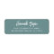 Simple Modern Hand Sketched Script Return Address