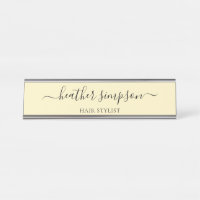 Simple Modern Handwritten Pastel Yellow