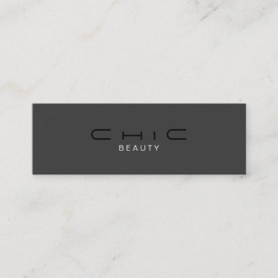 Simple Modern Hip Black Business Card