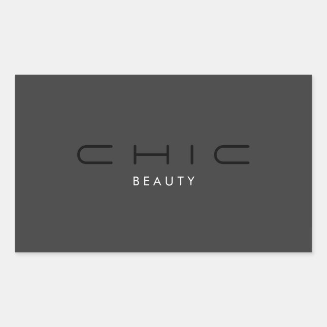 Simple Modern Hip Black Fashion and Beauty Sticker (Front)