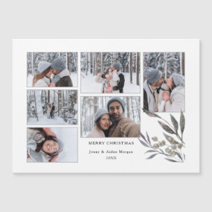 Simple Modern Holiday Watercolor Greenery 6-Photo