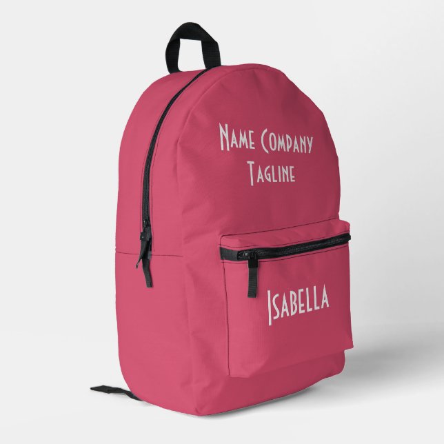 Simple Modern Honeysuckle Printed Backpack (Back Corner Left)