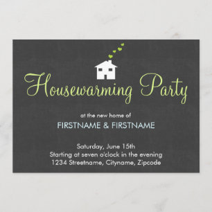 Simple Modern Housewarming Party Invitations