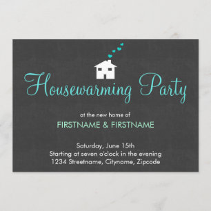 Simple Modern Housewarming Party Invitations