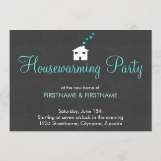 Simple Modern Housewarming Party Invitations