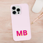 Simple Modern Initial Monogram iPhone 15 Pro Max Case<br><div class="desc">Simple Modern Initial Monogram Phone Case. Create your own personalized iPhone Case with custom initial name.</div>