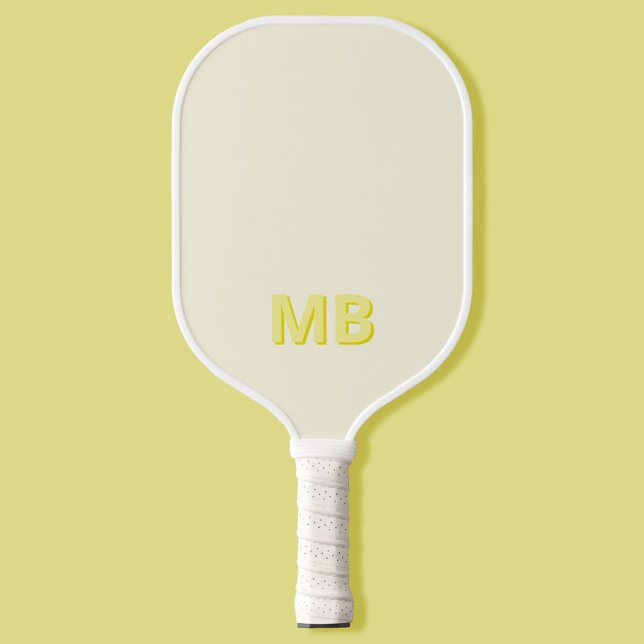 Simple Modern Initial Monogram Pickleball Paddle (Creator Uploaded)