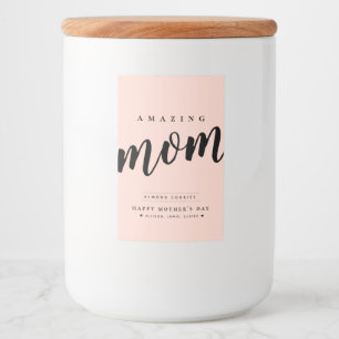 Simple Modern Jar/Container Label for Mom