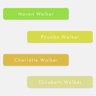 Simple Modern Kids Names Custom Waterproof