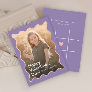 Simple Modern Kids Photo Classroom Valentine's Card
