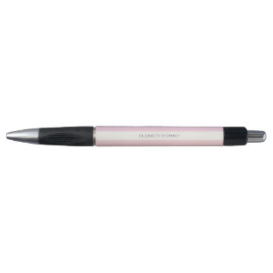 Simple Modern Light Pink and Coral Name Pen