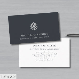 Simple Modern Logo Business Card