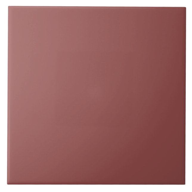 Simple Modern Marsala Tile (Front)