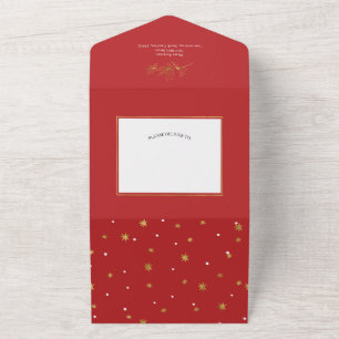Simple Modern Merry and Bright Christmas cards