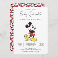 Simple Modern Mickey Mouse Baby Sprinkle