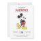 Simple Modern Mickey Mouse Birthday Invitation
