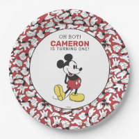 Simple Modern Mickey Mouse Birthday