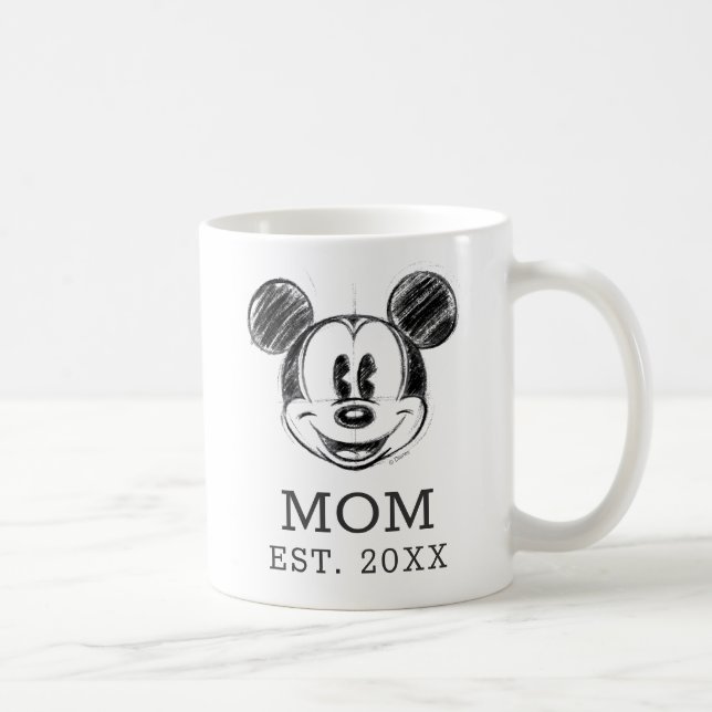 Simple Modern Mickey Mouse Coffee Mug (Right)