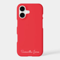 Simple Modern Minimal Bright red
