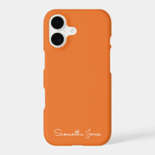 Simple Modern Minimal Orange Case-Mate iPhone Case