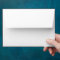 Simple Modern Minimalist A7 5x7 Wedding Envelope