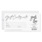 simple modern minimalist gift card certificate