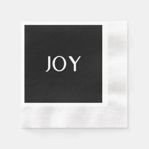 Simple Modern Minimalist Professional Black  Napkin