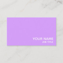 Simple Modern Minimalist Purple and White