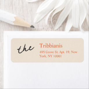 Simple Modern Minimalist Wedding Invitation