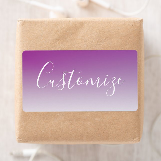 Simple Modern Minimalistic Purple Ombre Gradient (Insitu)