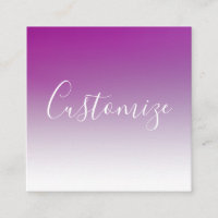 Simple Modern Minimalistic Purple Ombre Gradient