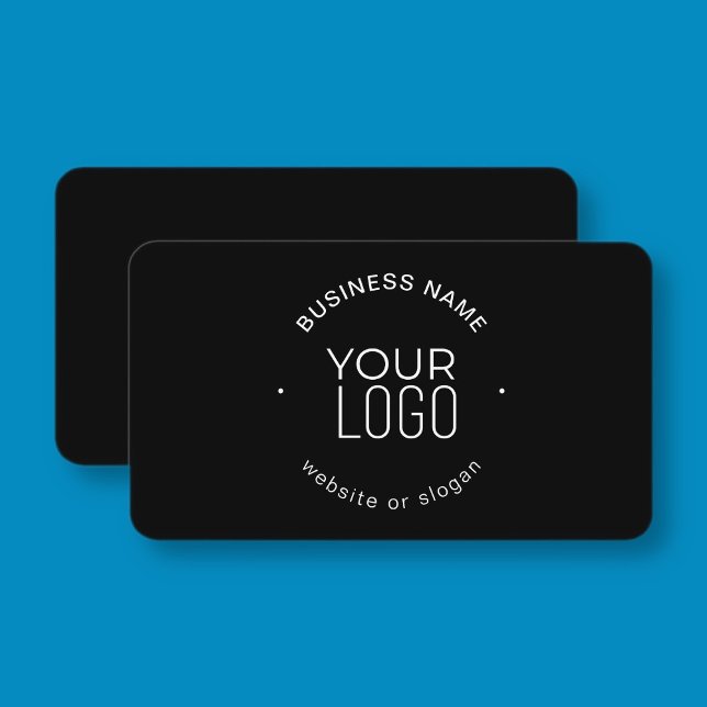 Simple modern minimalistic template | black white business card (Creator Uploaded)