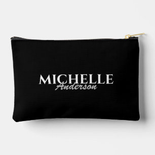 Simple Modern Monogram Accessory Pouch