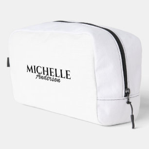Simple Modern Monogram Dopp Kit