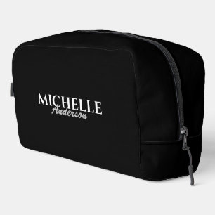 Simple Modern Monogram Dopp Kit