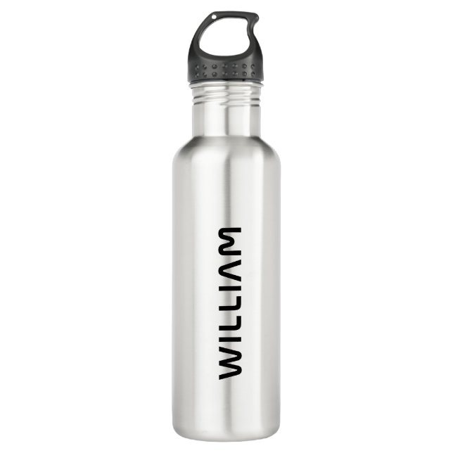 Simple Modern Name | Personalized 710 Ml Water Bottle (Front)