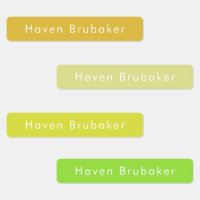 Simple Modern Names Custom Waterproof Kids