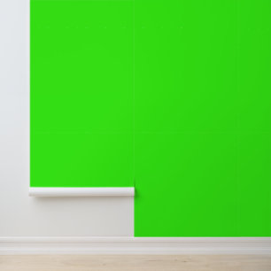 Simple Modern Neon Fluorescent Green Wallpaper