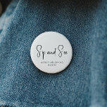 Simple Modern Neutral Sip And See 2 Inch Round Button<br><div class="desc">Celebrate your little one with our simple modern neutral sip and see button, featuring a minimalist black-and-white design that is modern and pretty. With its clean, boho-inspired aesthetic, the contemporary, gender-neutral vibe is perfect for welcoming a baby boy or girl in any season—whether it's fall, winter, spring, or beyond. This...</div>