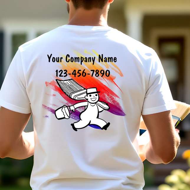 Simple Modern Painter Business Work T-Shirts (Creator Uploaded)