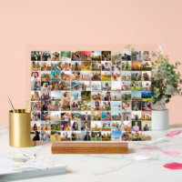 Simple Modern Personalized 108 Photo Collage