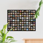Simple Modern Personalized 108 Photo Collage Poster<br><div class="desc">Create your own personalized photo collage poster featuring 108 of your favourite pictures.</div>