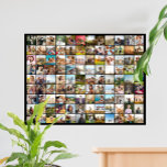 Simple Modern Personalized 108 Photo Collage Poster<br><div class="desc">Create your own personalized photo collage poster featuring 108 of your favourite pictures.</div>