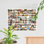 Simple Modern Personalized 108 Photo Collage Poster<br><div class="desc">Create your own personalized photo collage poster featuring 108 of your favourite pictures.</div>