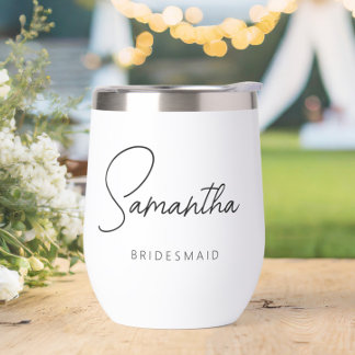 Simple Modern Personalized Bridesmaid Proposal