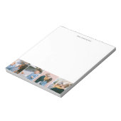 Simple Modern Photo Collage Notepad (Rotated)